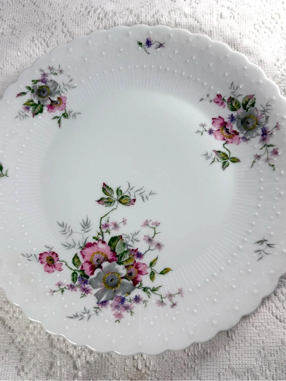 Georges Boyer Eglantine Limoges Dinner Plate